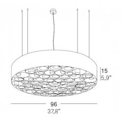 Lámpara de Suspensión SPIRO (Grande) LZF Lamps