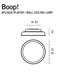 Wall or Ceiling Lamp BOOP! Carpyen