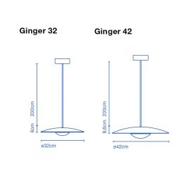 Led Suspension Lamp GINGER Marset