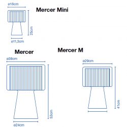 Lámpara de Mesa MERCER MINI Marset