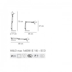 Lámpara de Mesa TOLOMEO MICRO con Base Artemide