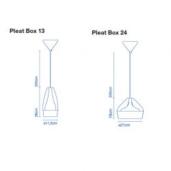 Lámpara de Suspensión PLEAT BOX Marset