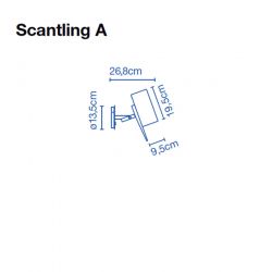 Lámpara Aplique SCANTLING A Marset