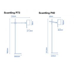 Lámpara de Pie SCANTLING P Marset