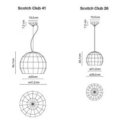 Lámpara de Suspensión SCOTCH CLUB 26 Marset