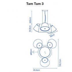 Lámpara de Suspensión TAM TAM Marset