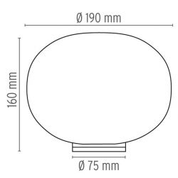 Lámpara de Mesa GLO-BALL BASIC ZERO SWITCH Flos