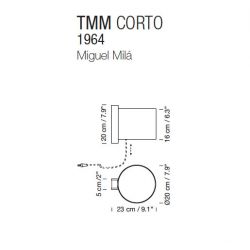 Lámpara Aplique TMM CORTO Santa & Cole