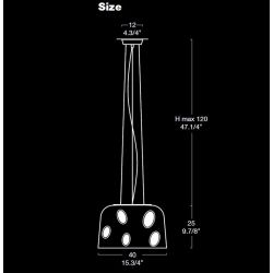 Suspension Lamp AVA S Leucos