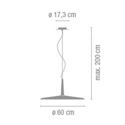 Led Suspension Lamp SKAN (60 cms) Vibia