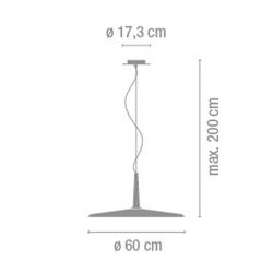 Suspensión Led SKAN (60 cms) Vibia