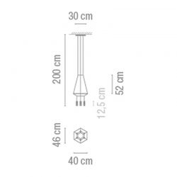 Led Suspension Lamp WIREFLOW Vibia