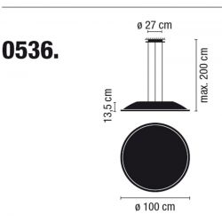 Suspensión BIG Vibia 100 Cms (Regulable)