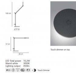 Lámpara de Mesa Led DEMETRA Artemide