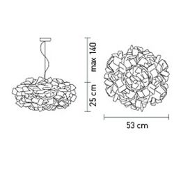 Lámpara de Suspensión CLIZIA Slamp