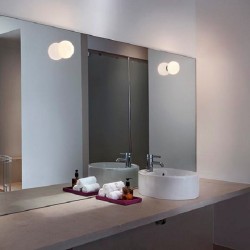 Wall lamp GLO-BALL C/W by Flos (mirror mount)