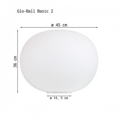 Lámpara de Mesa GLO-BALL BASIC 2 Flos