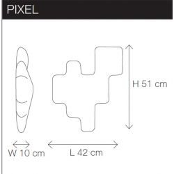 Aplique o Plafón Led PIXEL Kundalini