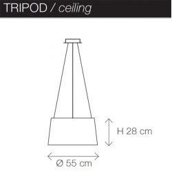 Suspension Lamp TRIPOD Kundalini