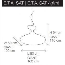 Lámpara de Suspensión E.T.A. SAT Kundalini