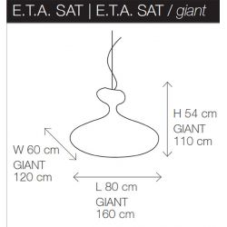 Lámpara de Suspensión E.T.A. SAT Kundalini