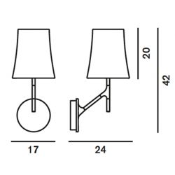 Lámpara Aplique BIRDIE Foscarini