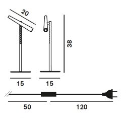 Lámpara de Mesa Led MAGNETO Foscarini