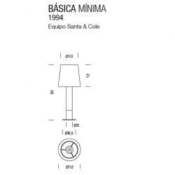 Table Lamp BÁSICA MÍNIMA Santa & Cole