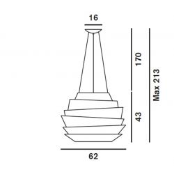 Lámpara de Suspensión LE SOLEIL Foscarini