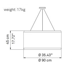 Suspension Lamp SILENZIO Luceplan