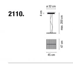 Led Suspension Lamp RHYTHM Vibia