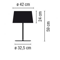 Lámpara de Mesa WARM Vibia