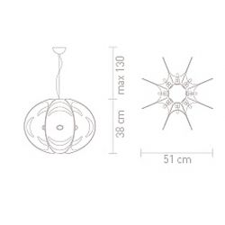 Suspension Lamp ATLANTE Slamp
