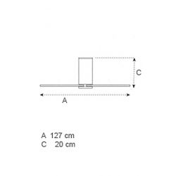 Ceiling Fan With Light FLAT LED Italexport