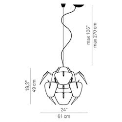 Suspension Lamp HOPE 12 Luceplan