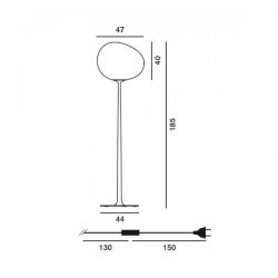 Lámpara de Pie GREGG Foscarini