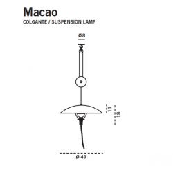 Lámpara de Suspensión MACAO Carpyen
