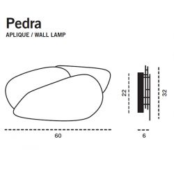 Aplique Led PEDRA Carpyen