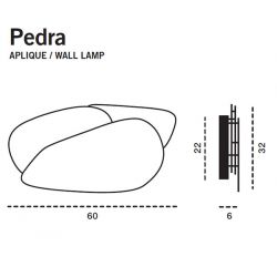 Led Wall Lamp PEDRA Carpyen