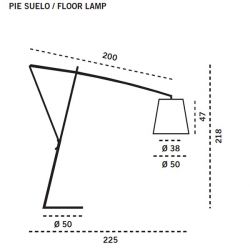 Floor Lamp ROBIN Carpyen