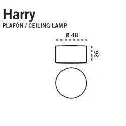Lámpara Plafón HARRY Carpyen