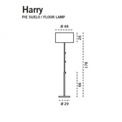 Lámpara de Pie HARRY Carpyen