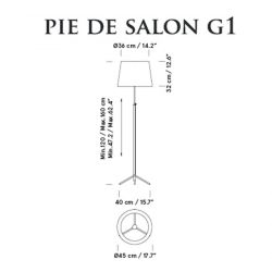 Floor Lamp PIE DE SALON Santa & Cole