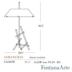 Lámpara Mesa ASHANGHAI Fontana Arte