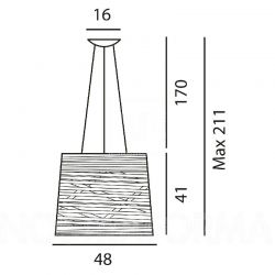 Lámpara de Suspensión TRESS GRANDE LED Foscarini