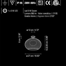 Led Table Lamp GAROTA MINI Bover