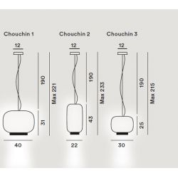 Suspension Lamp CHOUCHIN REVERSE LED Foscarini