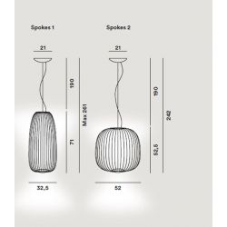 Lámpara Suspensión SPOKES LED Foscarini