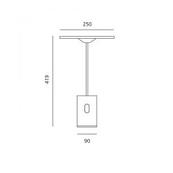 Lámpara Mesa SISIFO Artemide