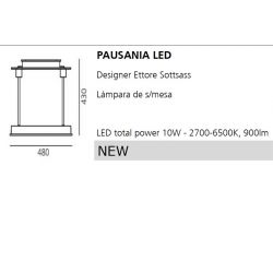 Led Table Lamp PAUSANIA Artemide